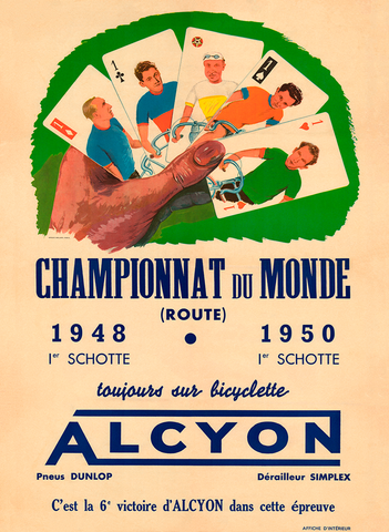 Alcyon Championnat du Monde Poster