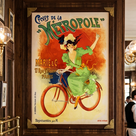 Cycles de La Metropole Poster