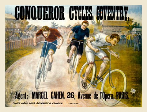 Conqueror Cycles Coventry Poster