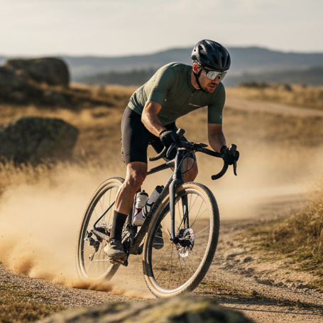 Nalini Gravel WOOL Men's Cycling Jersey (Green) S-3XL