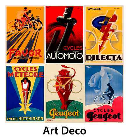 Art Deco Set of 6