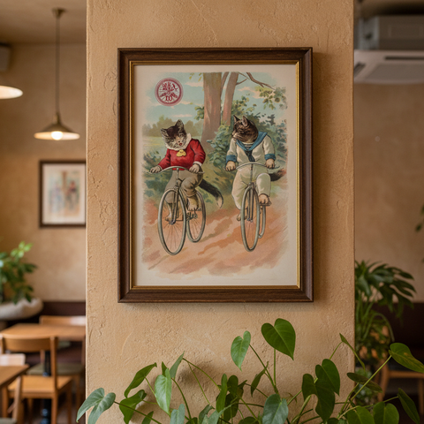 Cats - League of American Wheelmen Poster