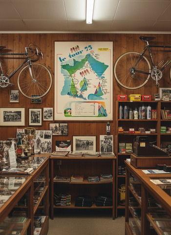 1975 Tour de France Map Poster