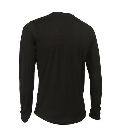 M. LIGHTWEIGHT MERINO LS TEE - BLACK