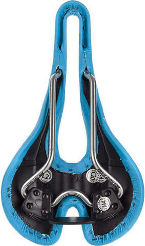 Selle SMP Pro Saddle with Steel Rails (Light Blue)