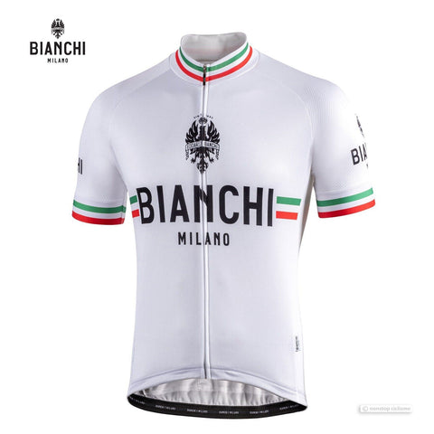 Bianchi Isalle Men's Cycling Jersey (White) S, M, L, XL, 2XL