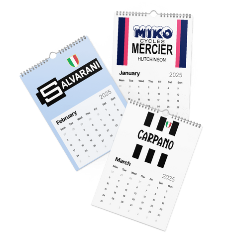 Retro Cycling Team Wall calendar (2025)