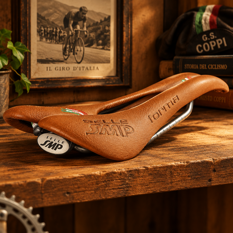 Selle SMP Forma Saddle with Steel Rails (Vintage Brown)