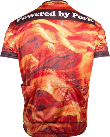Bacon "Powered by Pork" Men's Cycling Jersey (Large)