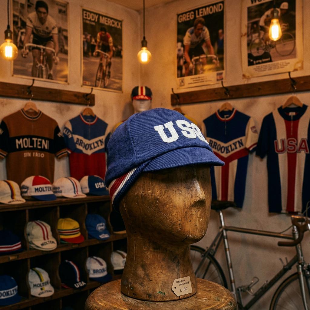 Team USA Vintage Cycling Cap