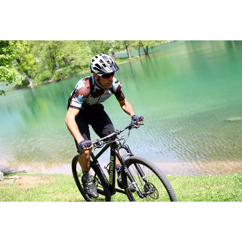 Nalini CROSS 2.0 Men's Cycling Jersey (Brown/Blue) (S, M) - 50% OFF!