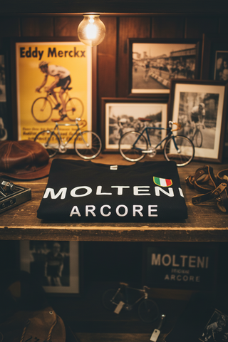 MOLTENI ARCORE CLASSIC BLACK T-SHIRT