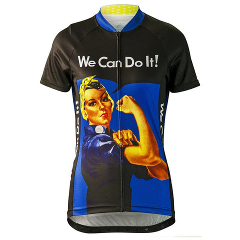 Rosie the Riveter Women's Cycling Jersey (S, M, XL, 2XL)