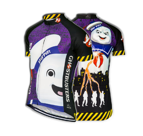 Ghostbusters Stay Puft Men's Cycling Jersey MEDIUM - 50% OFF!
