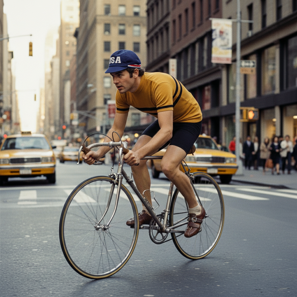 Team USA Vintage Cycling Cap