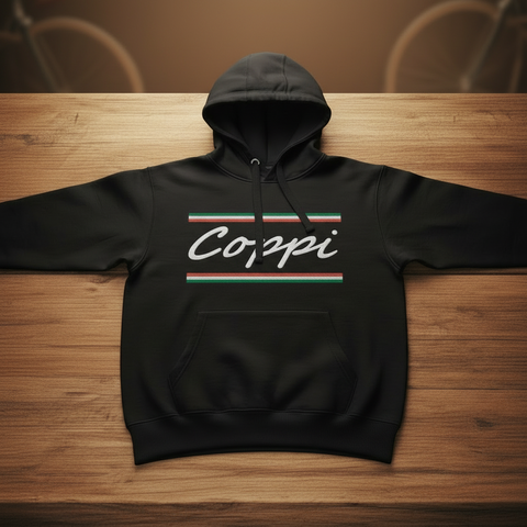EMBROIDERED FAUSTO COPPI HOODIE