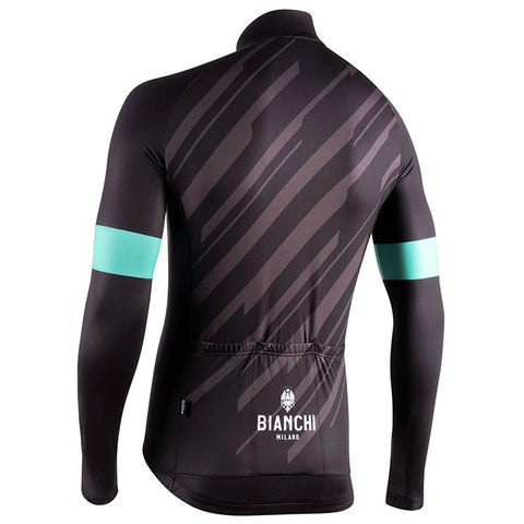 Bianchi Bianzone Men's Long Sleeve Cycling Jersey (Black) S, M