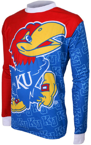 Kansas University Jayhawks Men's MTB Cycling Jersey (Small)