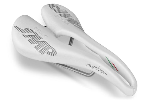 Selle SMP Nymber Saddle with Steel Rails (White)