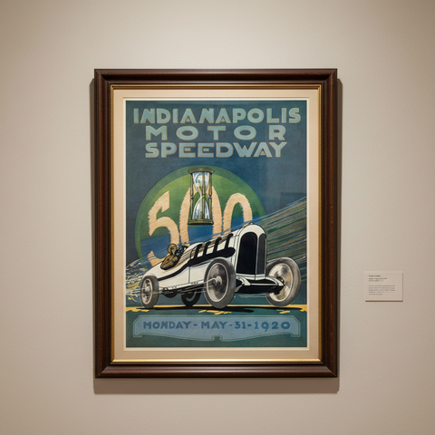 1920 Indy 500 Poster