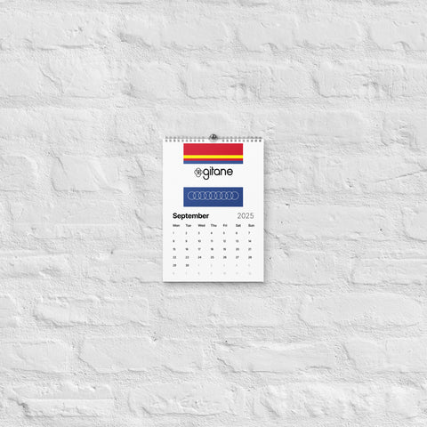 Retro Cycling Team Wall calendar (2025)