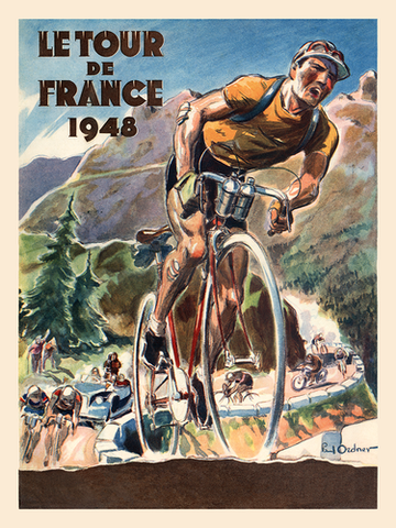 Le Tour de France 1948 Poster