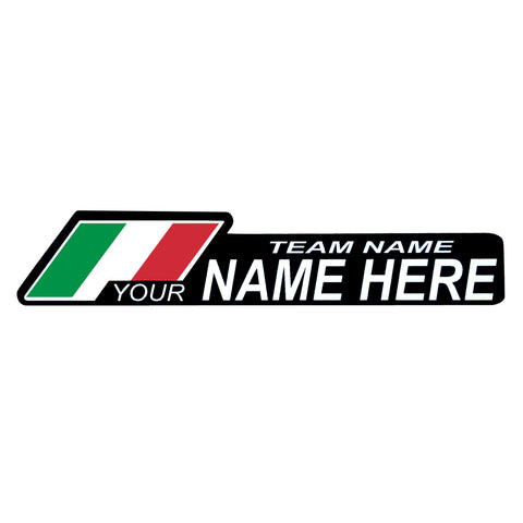 Custom Name Decals - MOLTENI CYCLING