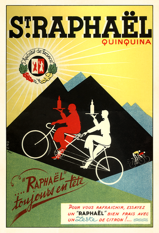 St Raphael Bicycle Poster