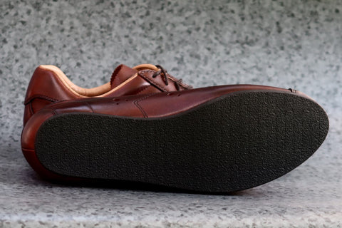 Flat Sole Brown Leather Shoes