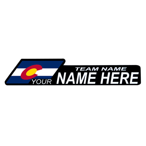 Custom Name Decals - MOLTENI CYCLING