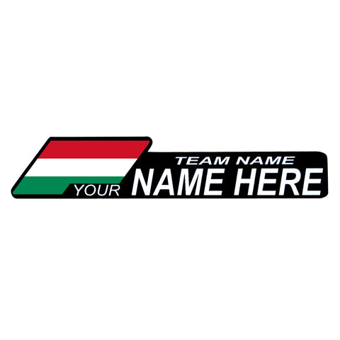 Custom Name Decals - MOLTENI CYCLING