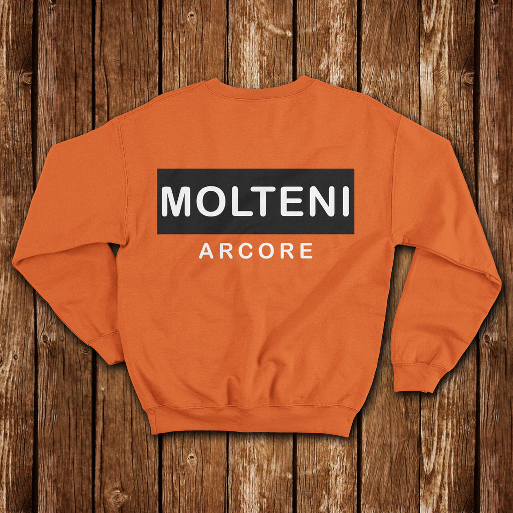 MOLTENI ARCORE ORANGE CLASSIC SWEATSHIRT - MOLTENI CYCLING